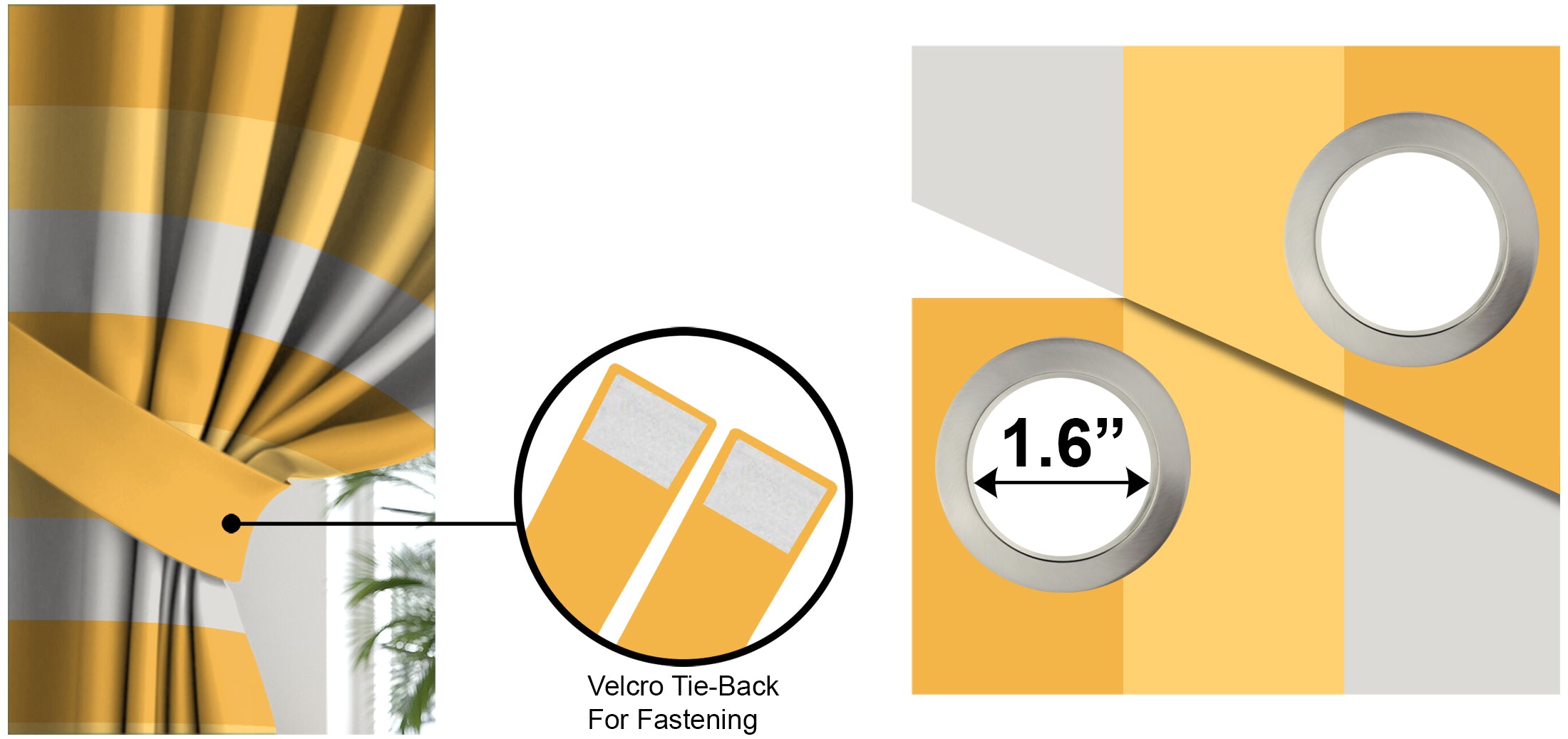 LUXE YELLOW BLACKOUT CURTAINS