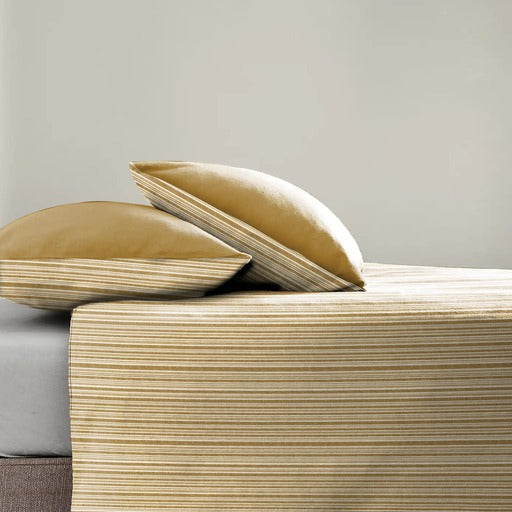 PONTO YELLOW BEDSHEET FOR DOUBLE BED WITH 2 PILLOWCOVERS KING SIZE (104" X 90")