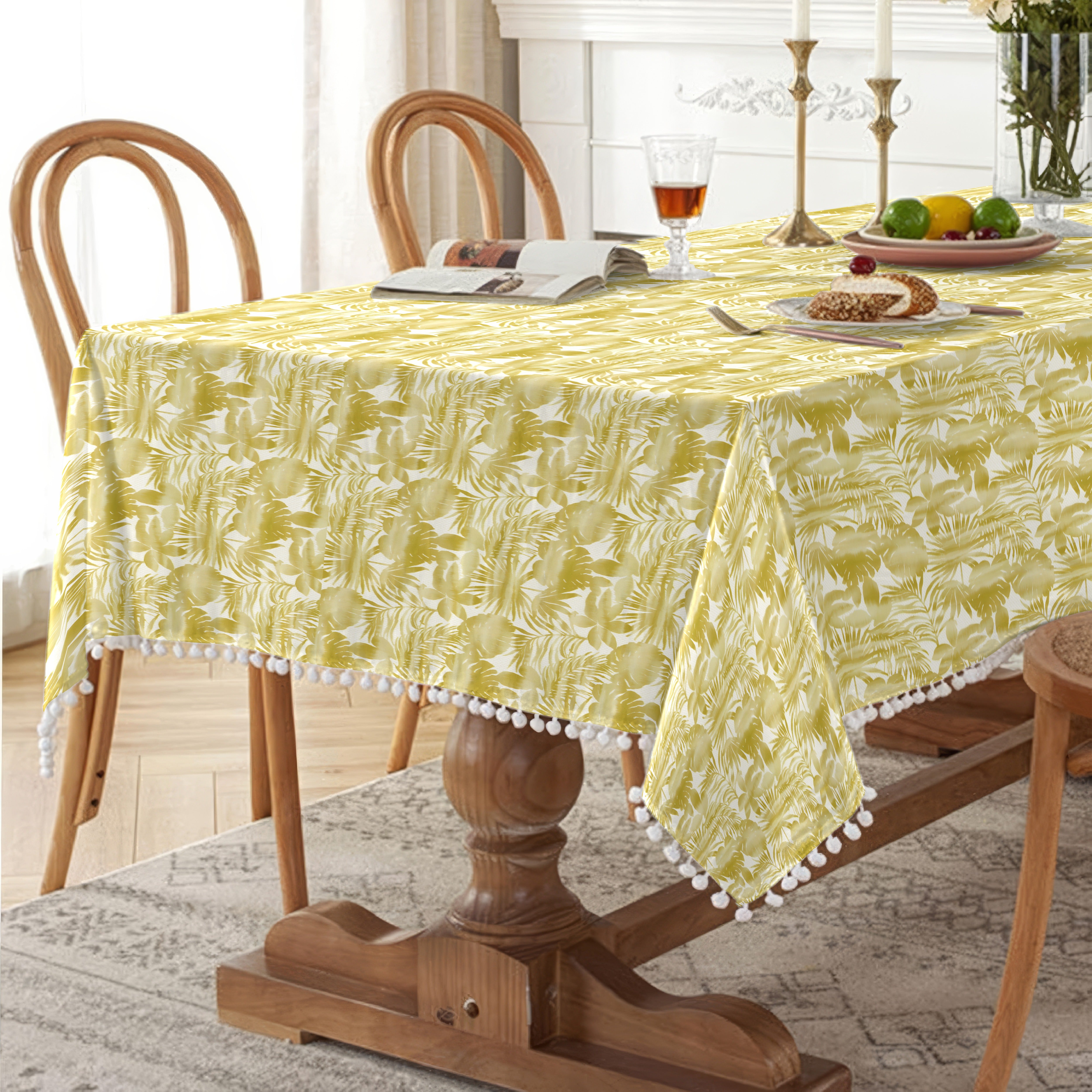 HALYARD LEMON TABLE CLOTH
