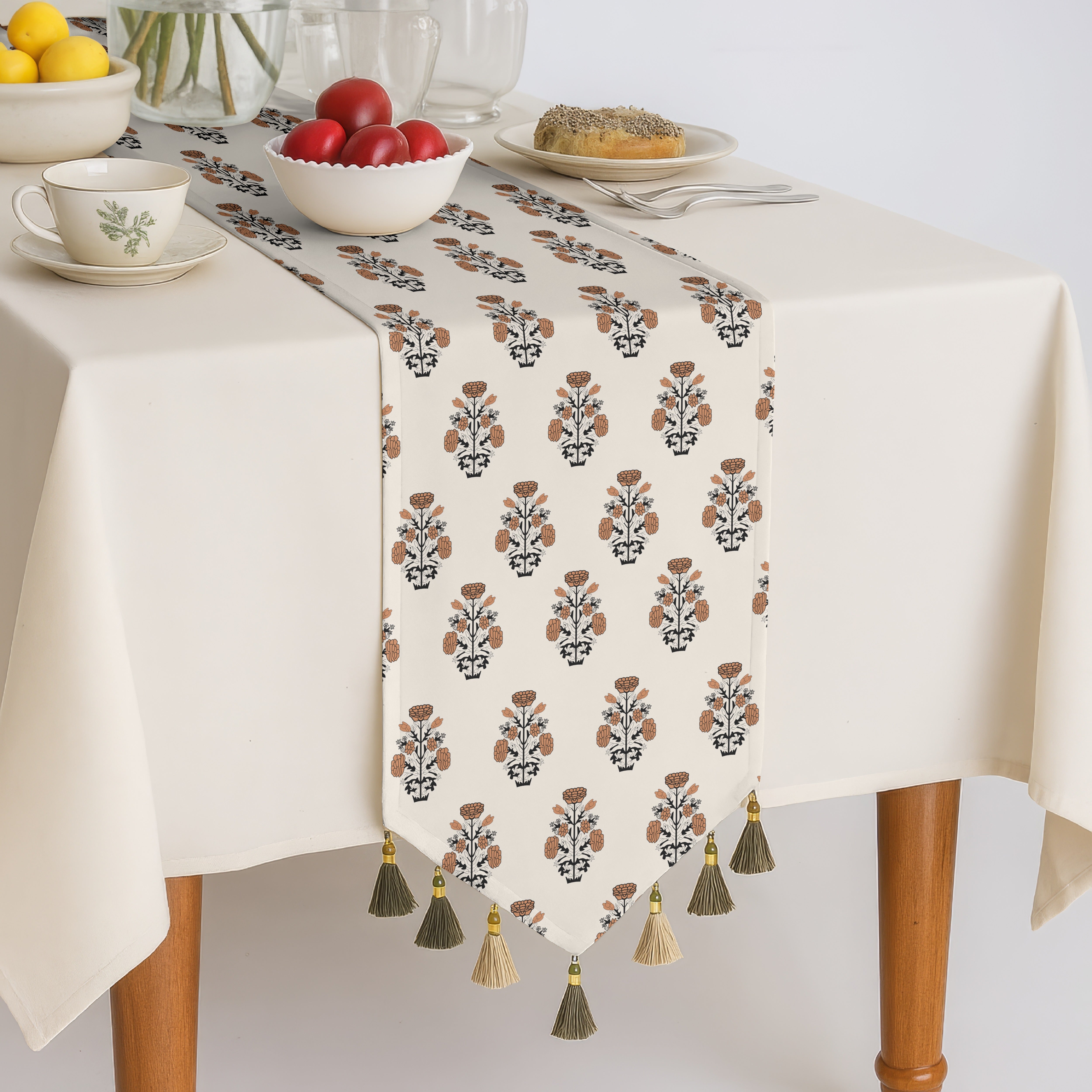 JAIPUR RUST TABLE RUNNER