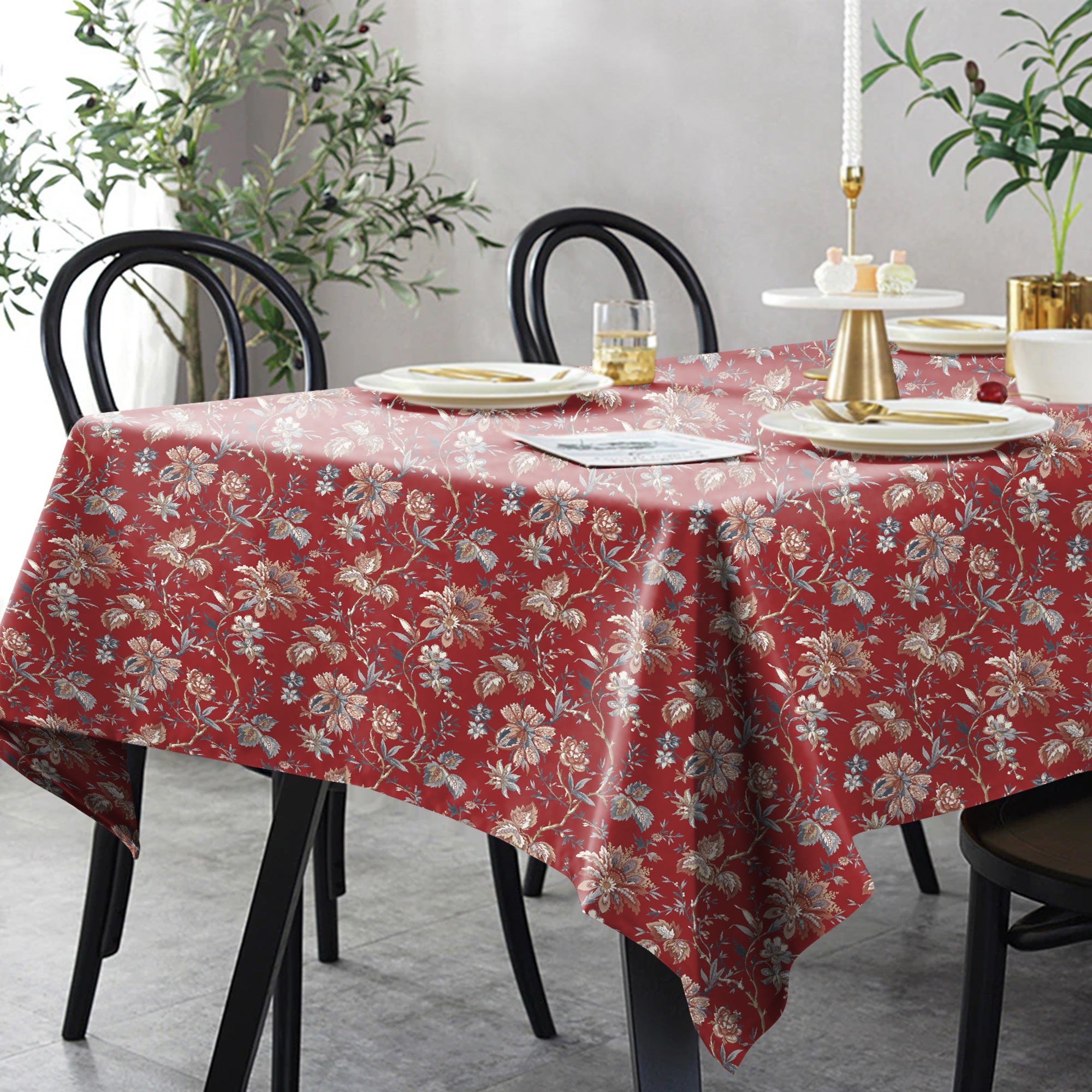 Andaman Red 6 Seater Table Cloth
