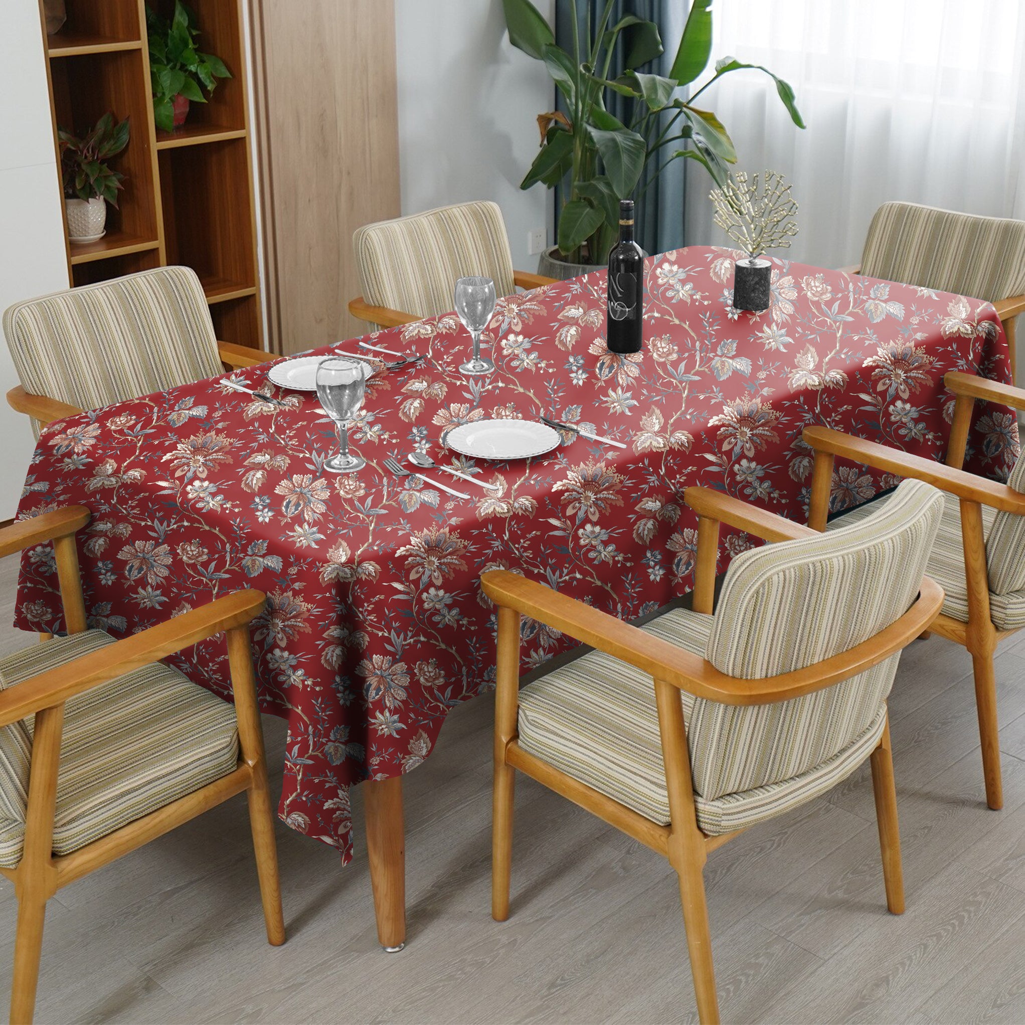 Andaman Red 6 Seater Table Cloth