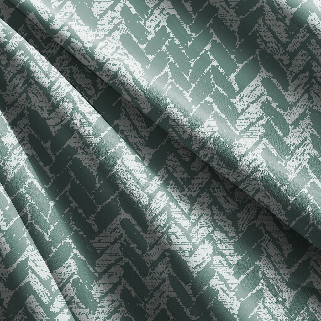 EDINA SEAGREEN PRINTED BLACKOUT CURTAIN