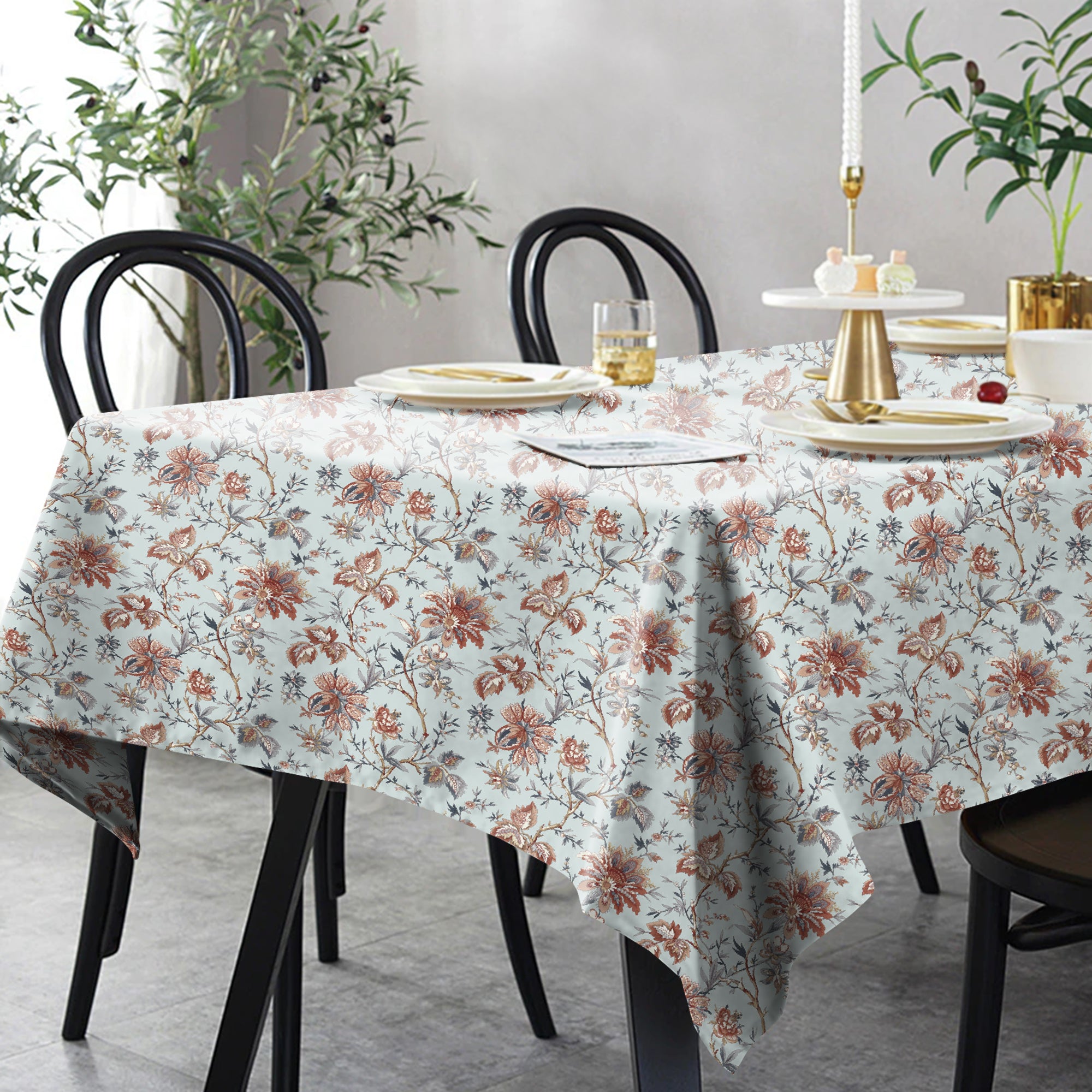 Andaman Sky Blue 6 Seater Table Cloth