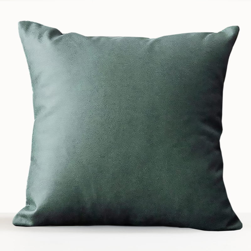SUEDE SEAGREEN (16X16 INCH) CUSHION COVER
