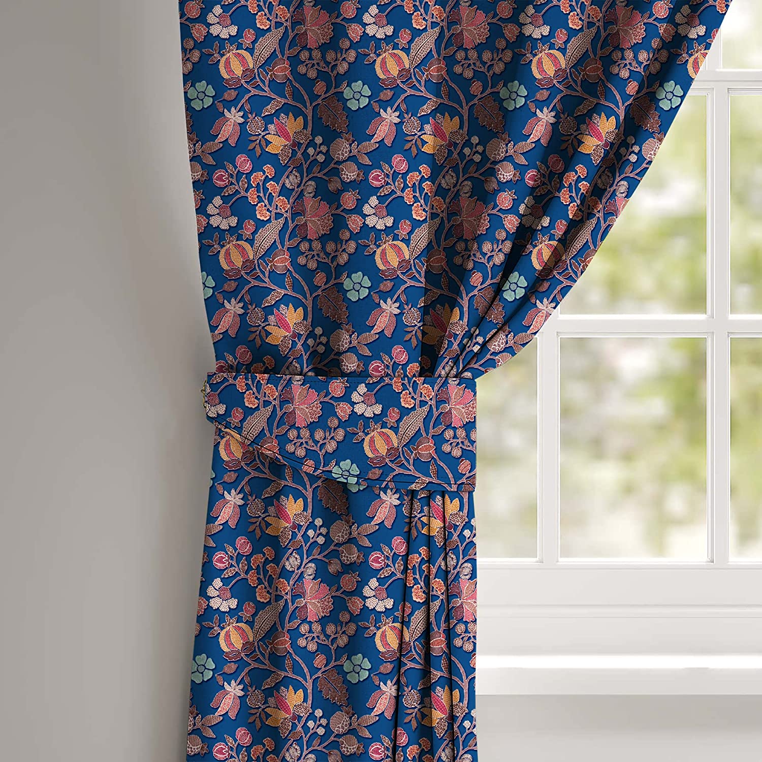 AZURE BLUE BLACKOUT CURTAINS
