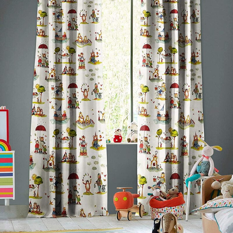 TEDDY CREAM BLACKOUT CURTAINS