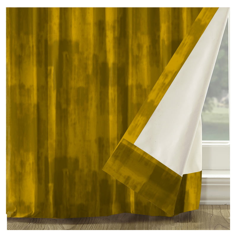 FUJI MUSTARD BLACKOUT CURTAIN