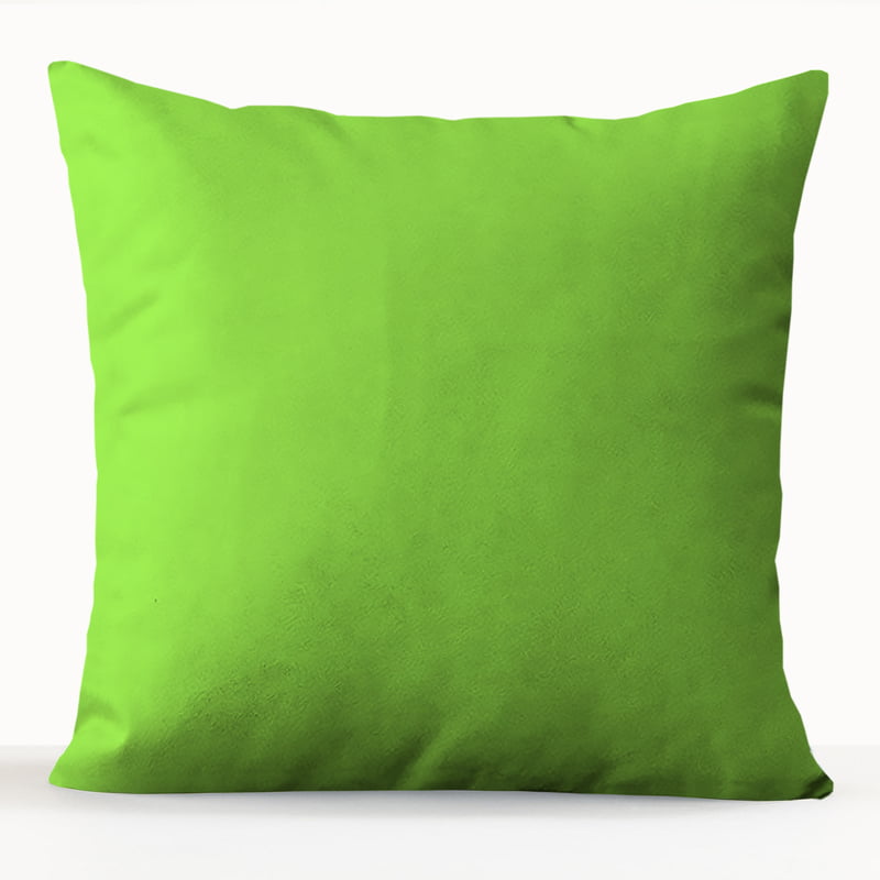 SUEDE GREEN(16X16 INCH) CUSHION COVER