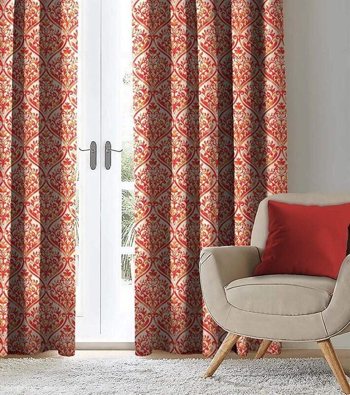 GENE ORANGE BLACKOUT CURTAIN