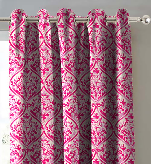 GENE PINK BLACKOUT CURTAINS