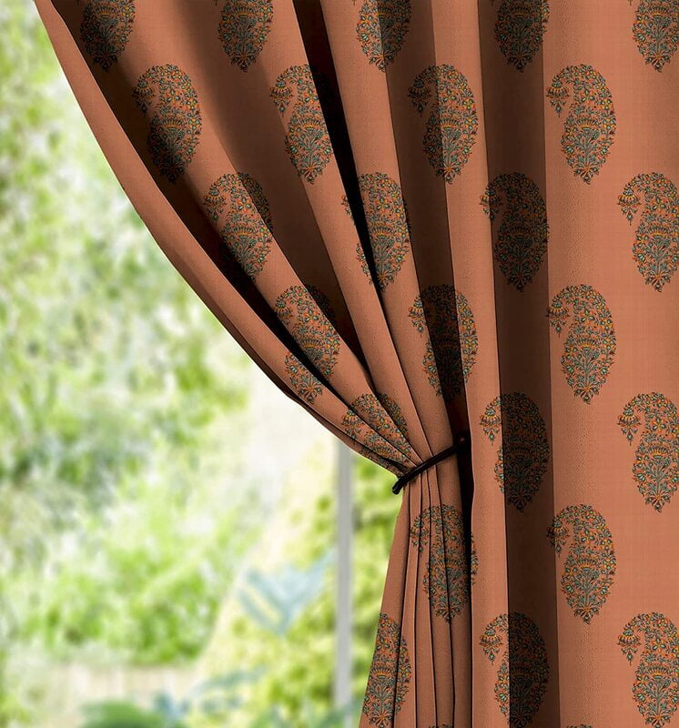 CALYX SAFFRON BLACKOUT CURTAIN