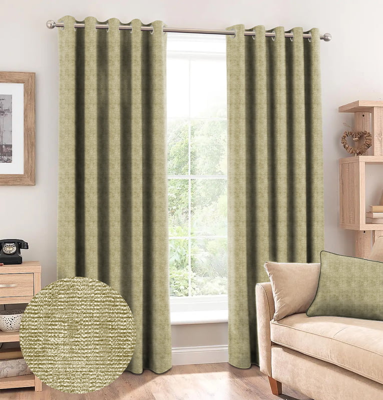 SUNBLOCK LIGHT GREEN BLACKOUT CURTAIN