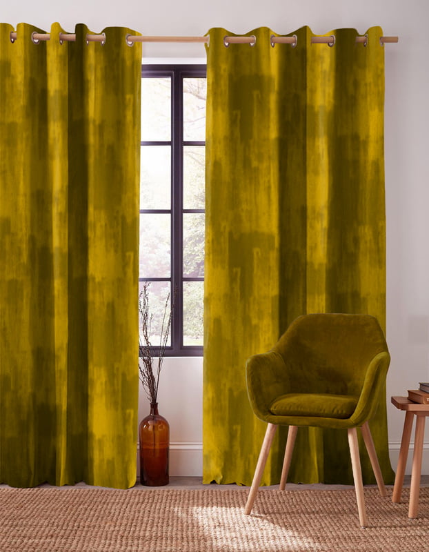 FUJI MUSTARD BLACKOUT CURTAIN