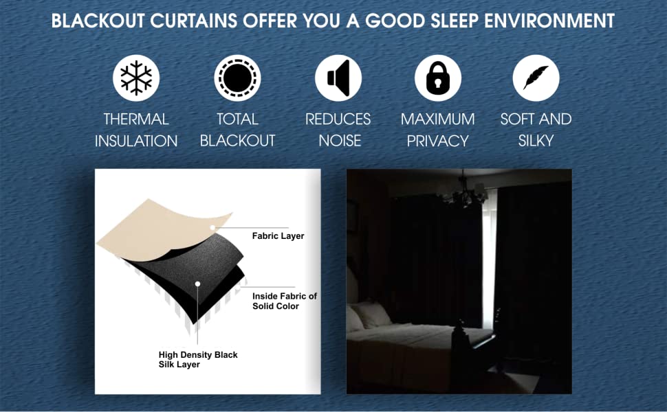 KASHMIRI RUST BLACKOUT CURTAINS
