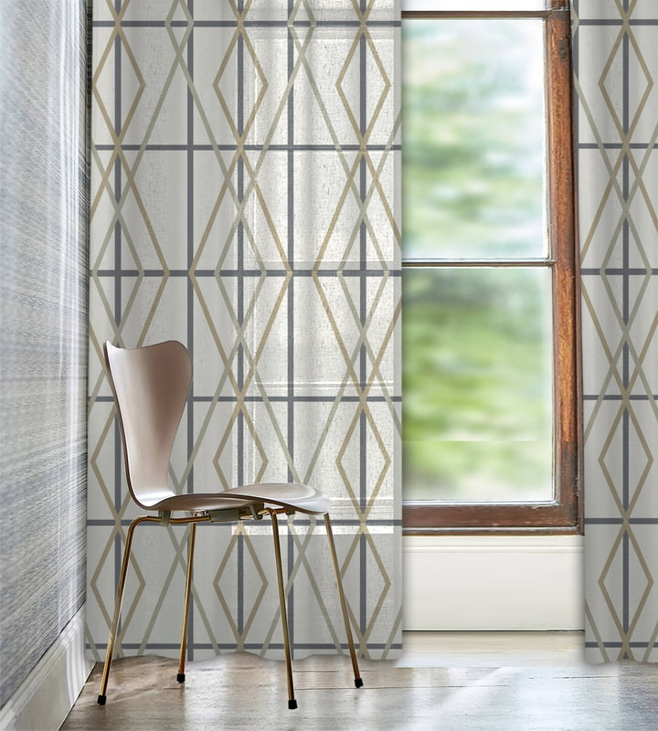SICILY GREY LINEN SHEER CURTAIN