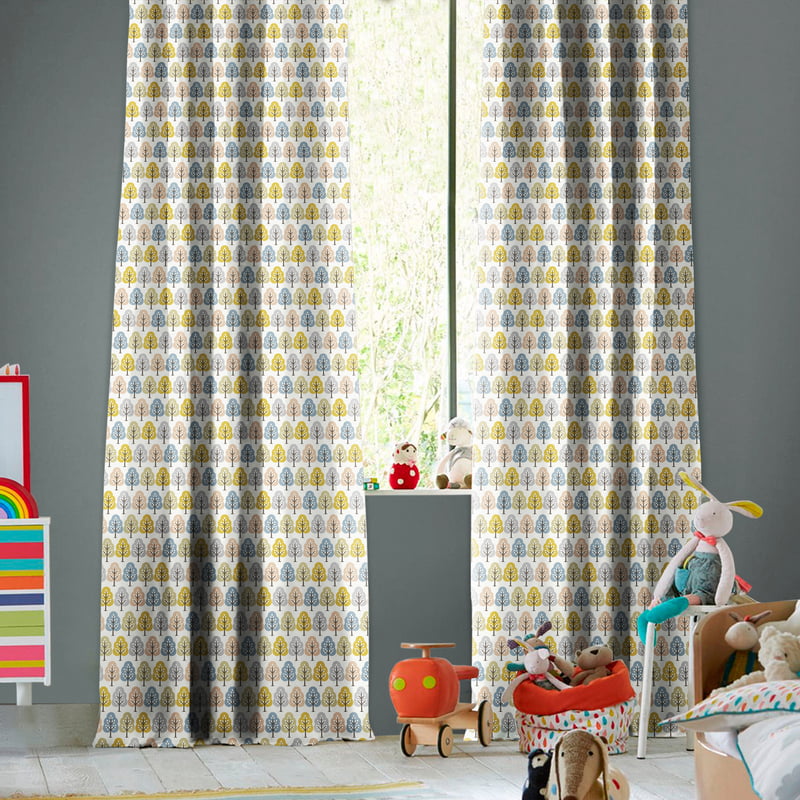 DASH LIME BLACKOUT CURTAIN