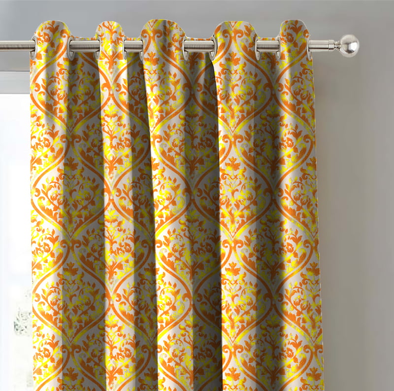 GENE YELLOW BLACKOUT CURTAINS