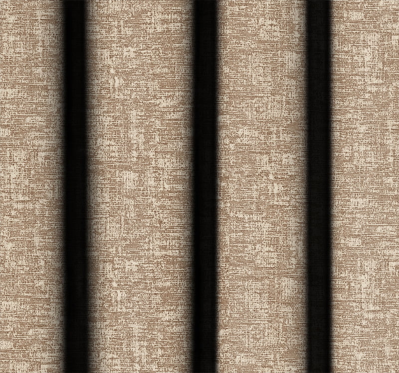 SUNBLOCK TEXTURE LASA PRINTED CHIKU BLACKOUT CURTAIN