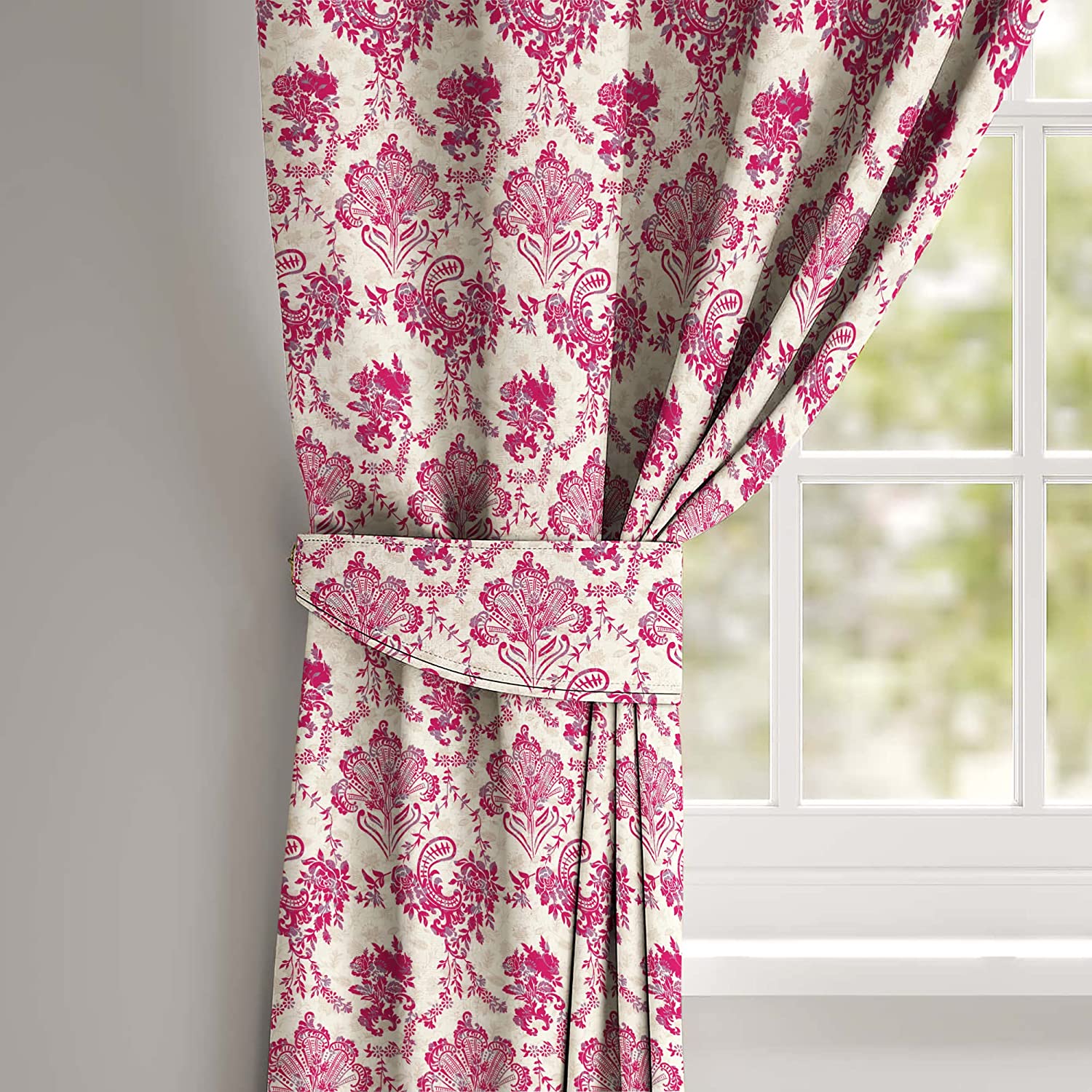 PAISLEY PINK BLACKOUT CURTAIN