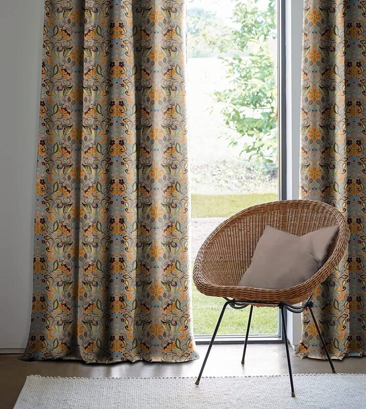 BAKER MALIBU BEIGE BLACKOUT CURTAINS