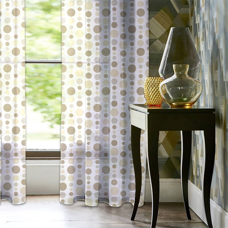 STILO CREAM LINEN SHEER CURTAIN