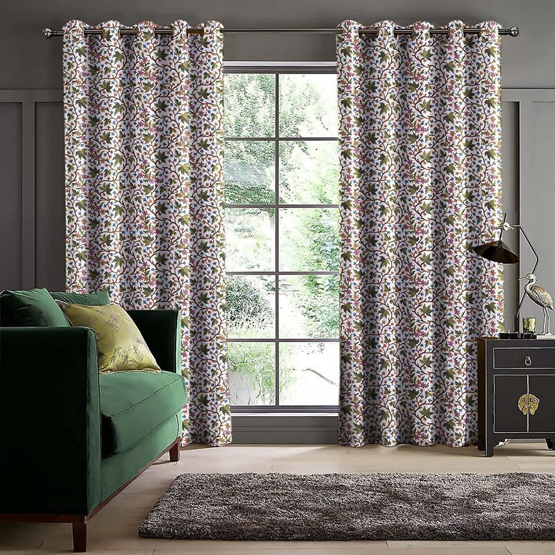 KASHMIRI LEAF BLACKOUT CURTAIN