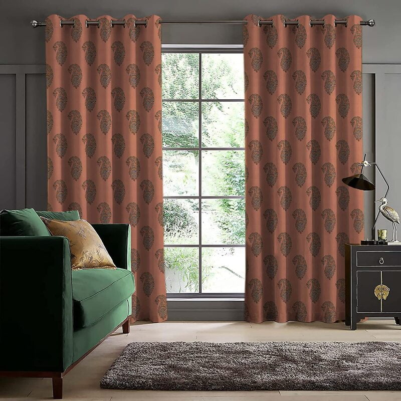 CALYX SAFFRON BLACKOUT CURTAINS