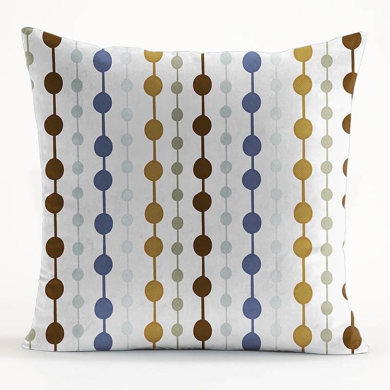 Cody BLUE MATTY DIGITAL PRINTED CUSHION COVER (Pack of 2)