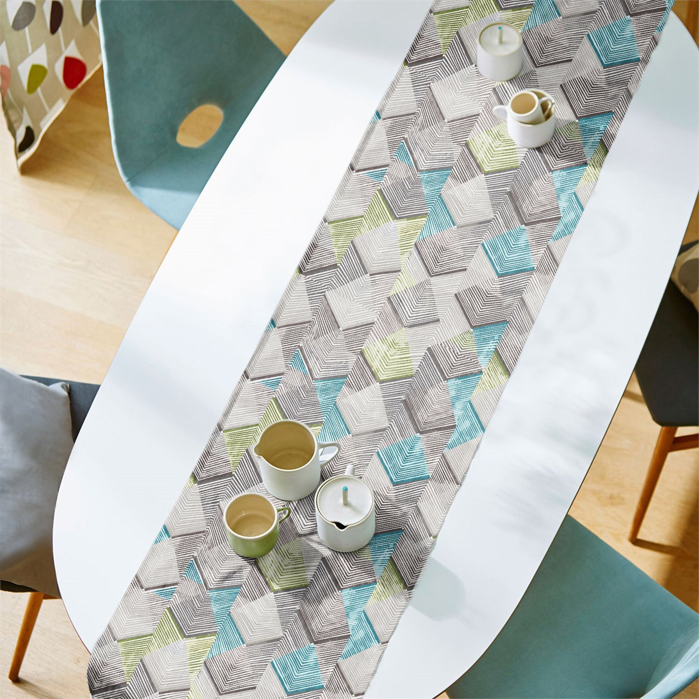 TABLE RUNNER Taco LIME MATTY (12X72 INCH) DIGITAL PRINTED