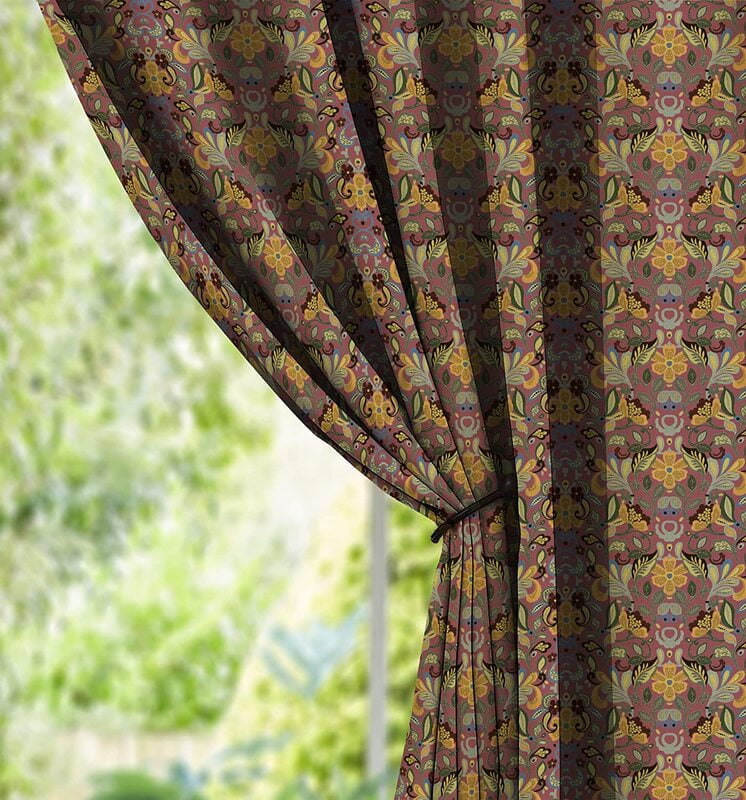 BAKER PINK GOLD BLACKOUT CURTAIN