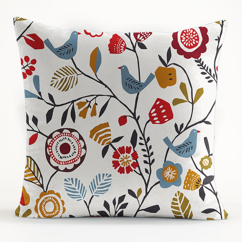 DASH BLUE MATTY DIGITAL PRINTED CUSHION COVER (Pack of 2)